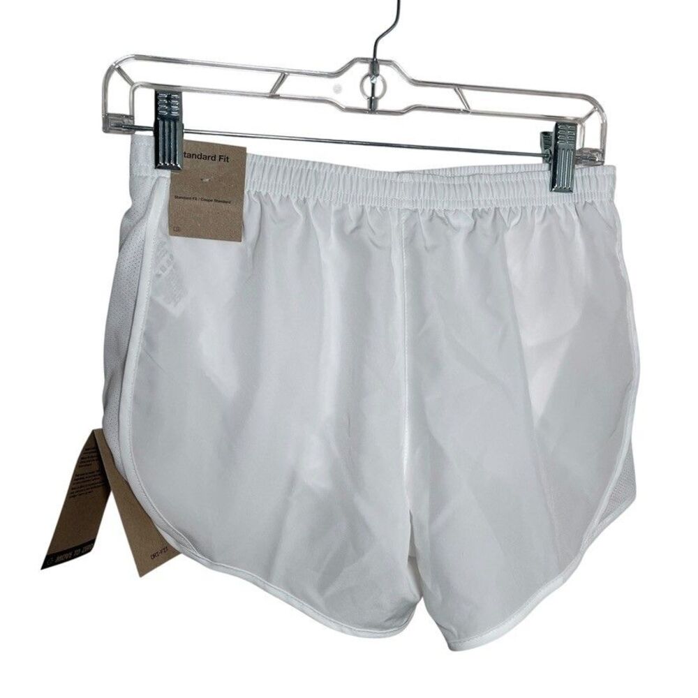 Nike Shorts Youth Girl's Large White Pull On Dri-Fit Lined Athletic Sheer  NWT - Picture 4 of 10